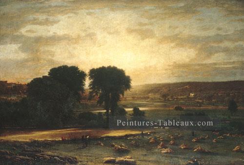 Paix et abondance Tonalist George Inness Peintures à l'huile